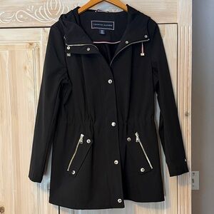 Tommy Hilfiger Women's Black Utility Jacket with hood